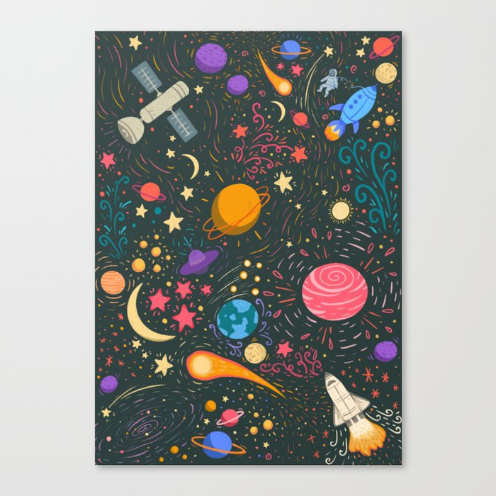 Space adventure Canvas Print