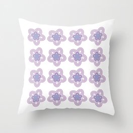 flowers pattern Throw Pillow
