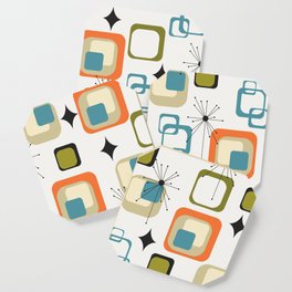 Mid Century Abstract Retro Pattern #3 Coaster