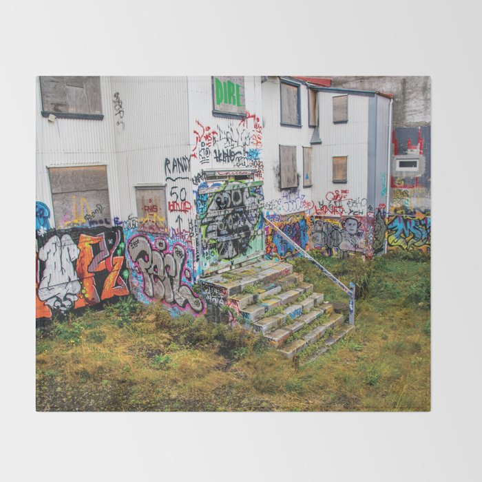 Trap House Drawing Trap House Throw Blanket By Alextonettiphotography Society6 society6