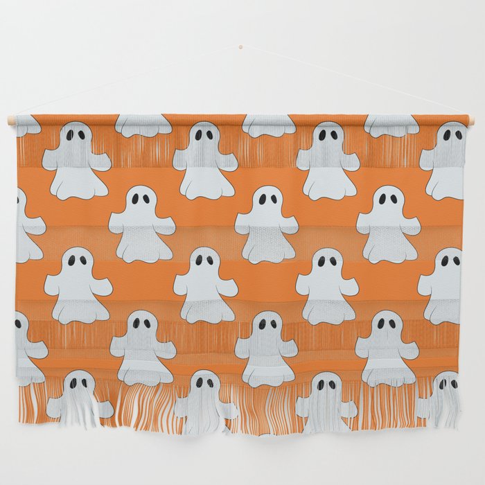 Halloween Ghosts Pattern Wall Hanging