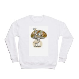 Mushroom Aliens inside the Mushroom Crewneck Sweatshirt