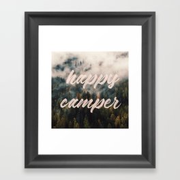 Happy Camper Framed Art Print