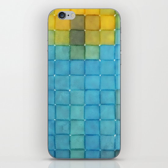 Polaroid Pixels I (Flower) iPhone & iPod Skin