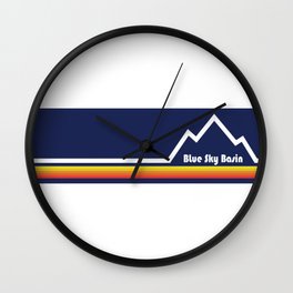 Blue Sky Basin Colorado Wall Clock