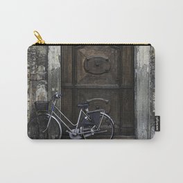 Bicycle in Parma Italy  Carry-All Pouch | Olddoor, Vintage, Lifestyle, Parmaitaly, Color, Urban, Digital, Streetphotography, Bike, Photo 