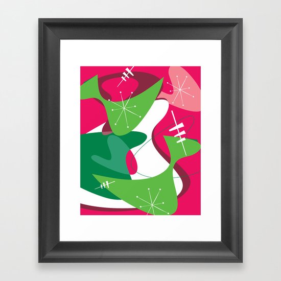 Retro Romp Framed Art Print