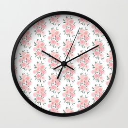 Rose #Pattern Wall Clock