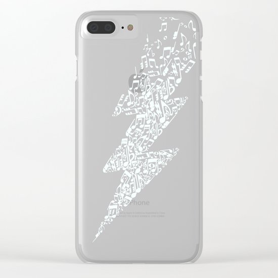 Electro music Clear iPhone Case