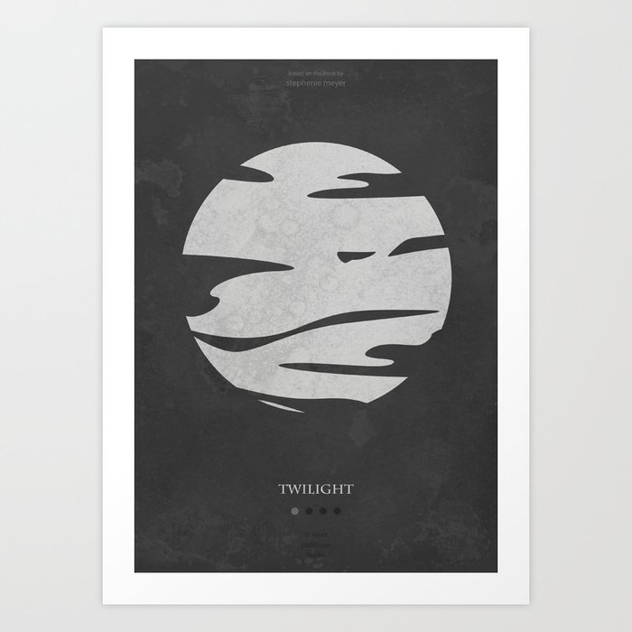 Twilight - minimal poster Art Print