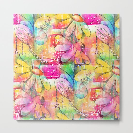 Flowers Dreams Metal Print