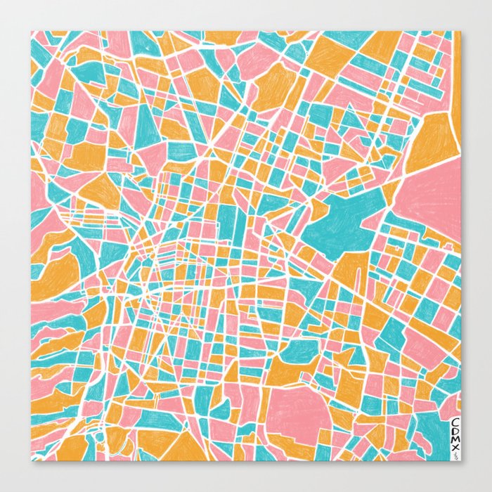 Mexico  City Canvas Print