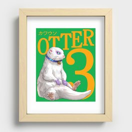Otter 3 Recessed Framed Print