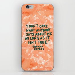 Truman Capote iPhone Skin