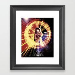 Too Much Space Out There. Framed Art Print