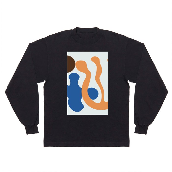 7 Abstract Shapes 211214 Minimal Art  Long Sleeve T Shirt