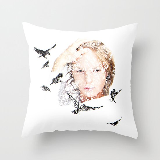 Let slip Throw Pillow