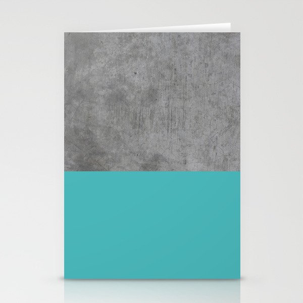 Concrete x Blue Stationery Cards