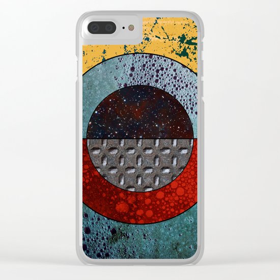 Abstract #127 Clear iPhone Case