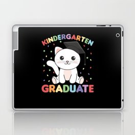 Kids Kindergarten Graduate Cat Graduation Laptop Skin