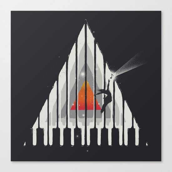 Cosmic Piano Canvas Print