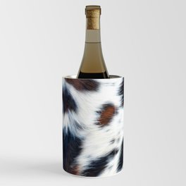 Luxury cowhide decorative print Wine Chiller