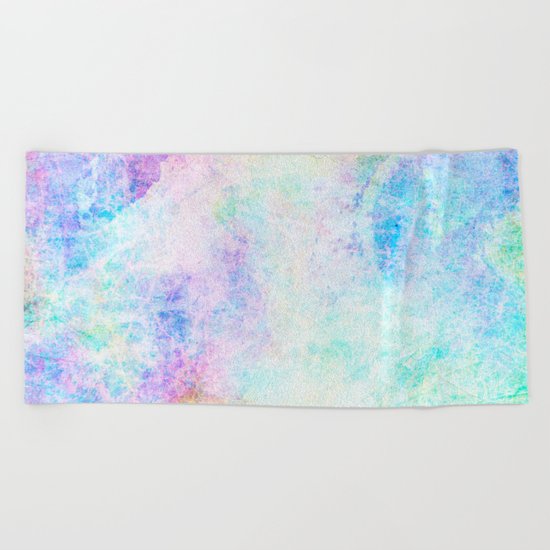 Pastel Color Splash 04 Beach Towel