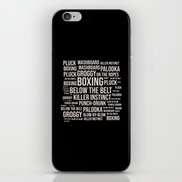 Boxing sport gifts iPhone Skin