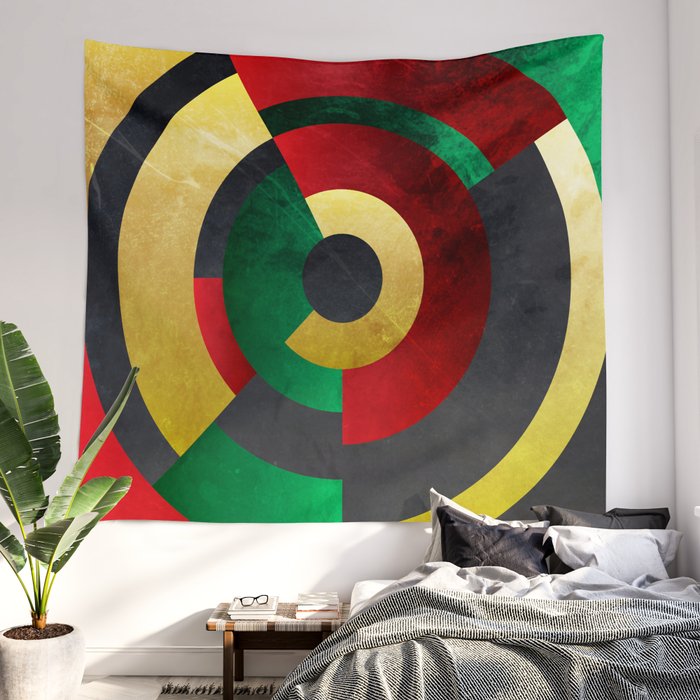 The Eye of Rasta Wall Tapestry by Madison Apple Society6