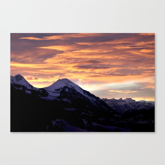 Sky Fire Canvas Print