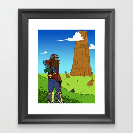 The Hike Framed Art Print