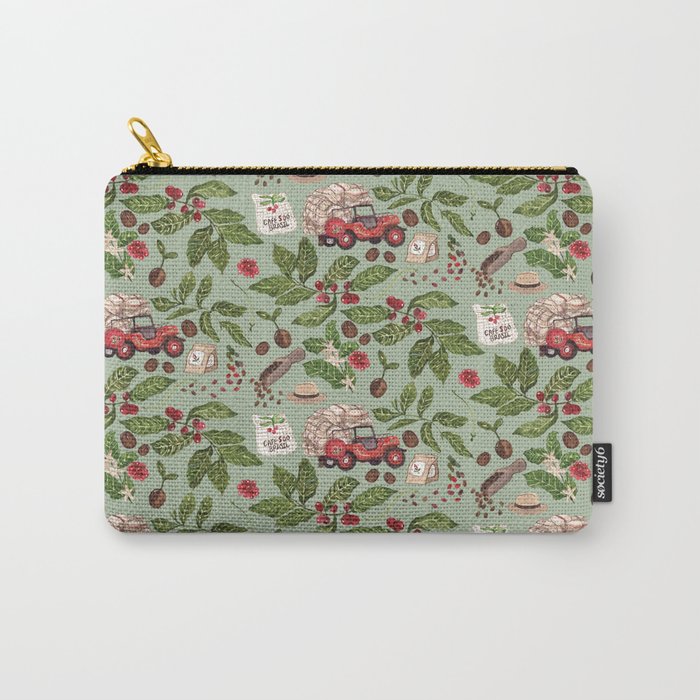 COFFEE ORIGIN PATTERN 2 Carry-All Pouch