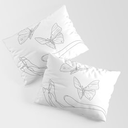 Butterflies on the Palm of the Hand Pillow Sham
