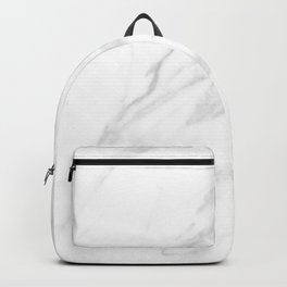 Classic White Marble Backpack | Black and White, Veins, Nature, Pop Art, Marble, Marbel, Marbled, Painting, Granite, Graphic Design 