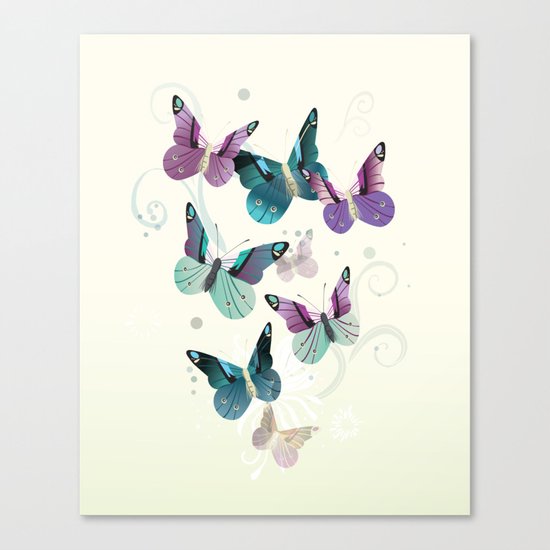 Butterfly dance Canvas Print