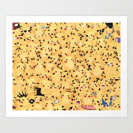 Pikachusu Art Print