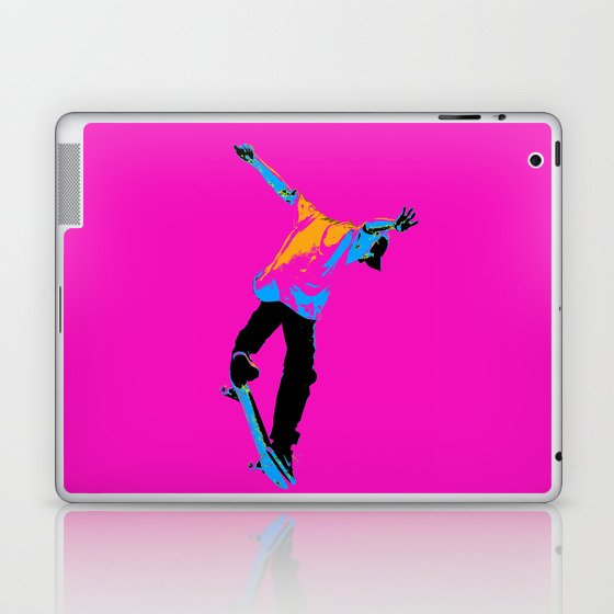 "Flipping the Deck" Skateboarding Stunt Laptop & iPad Skin