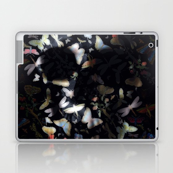 Butterfly And Skull Laptop & iPad Skin