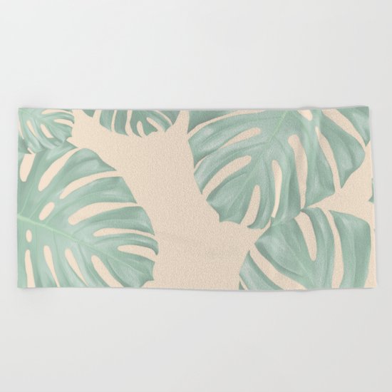 Monstera Suara Beach Towel