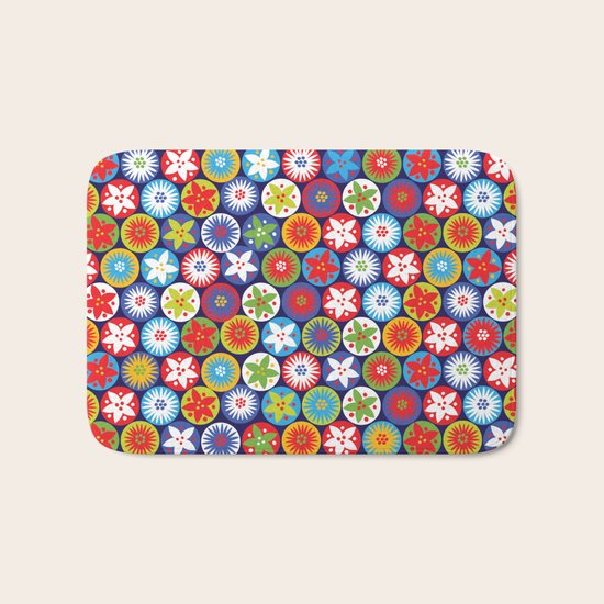 Festive Print Bath Mat