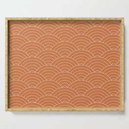 Waves (Terracotta) Serving Tray