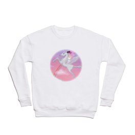 The Girl Who Flew Over the Clouds Crewneck Sweatshirt