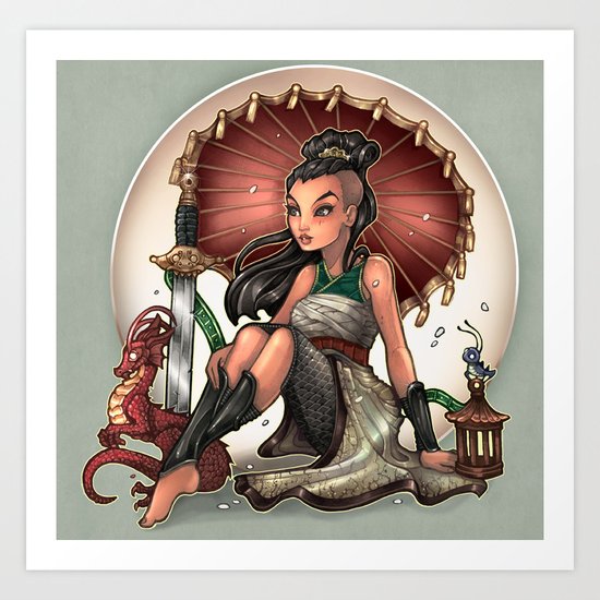 Heart of a Dragon Art Print