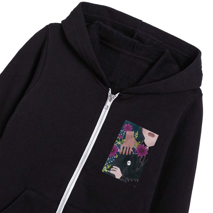 Wednesday and her thing Kids Zip Hoodie
