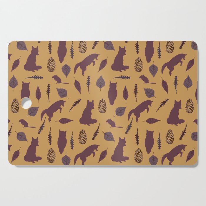 Winter Fox (Autumn) Cutting Board