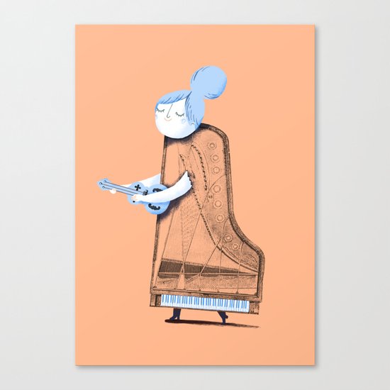 Lady in G Major Canvas Print