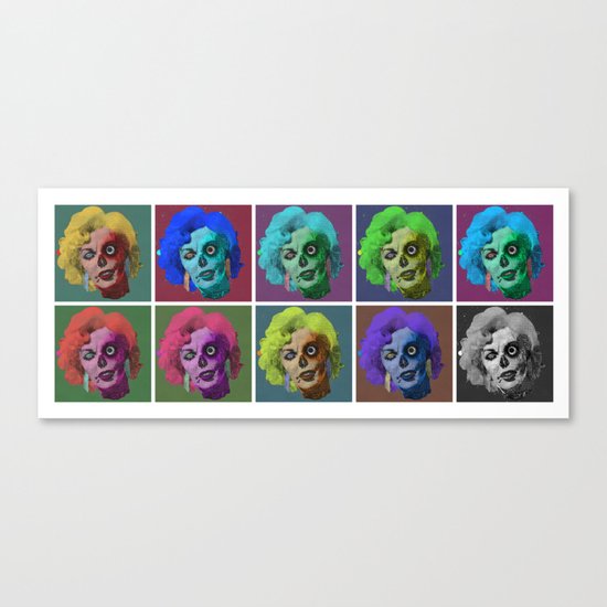 Zombies are a Girl's Best Friend Canvas Print