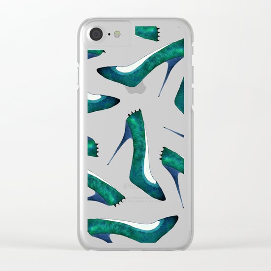 Green With Envy Clear iPhone Case