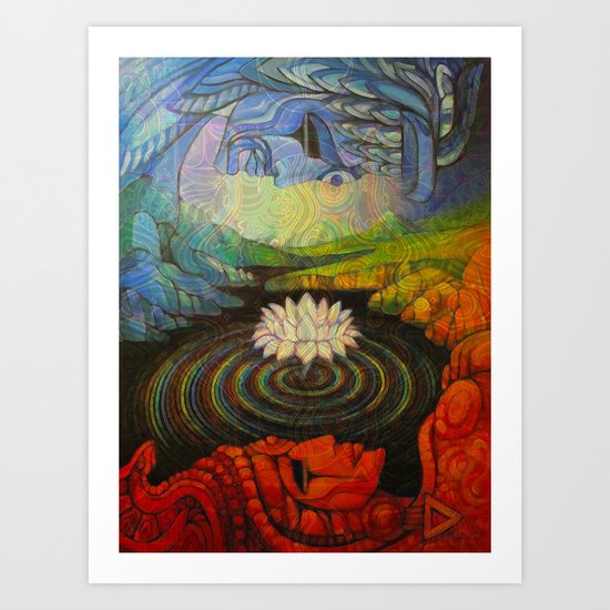 Earth-and-Sky Art Print