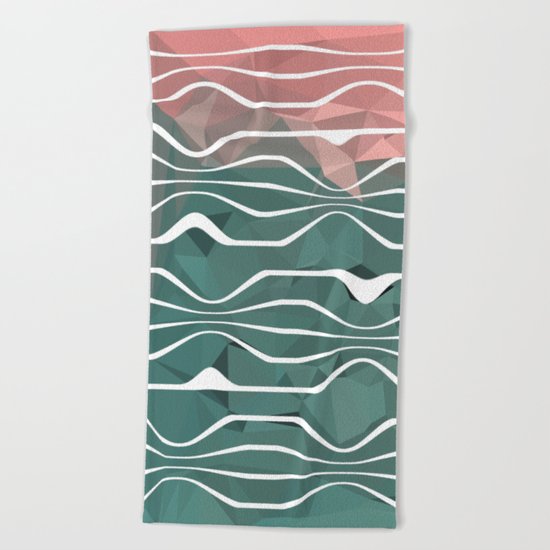 In Between #1 #society6 #art Beach Towel